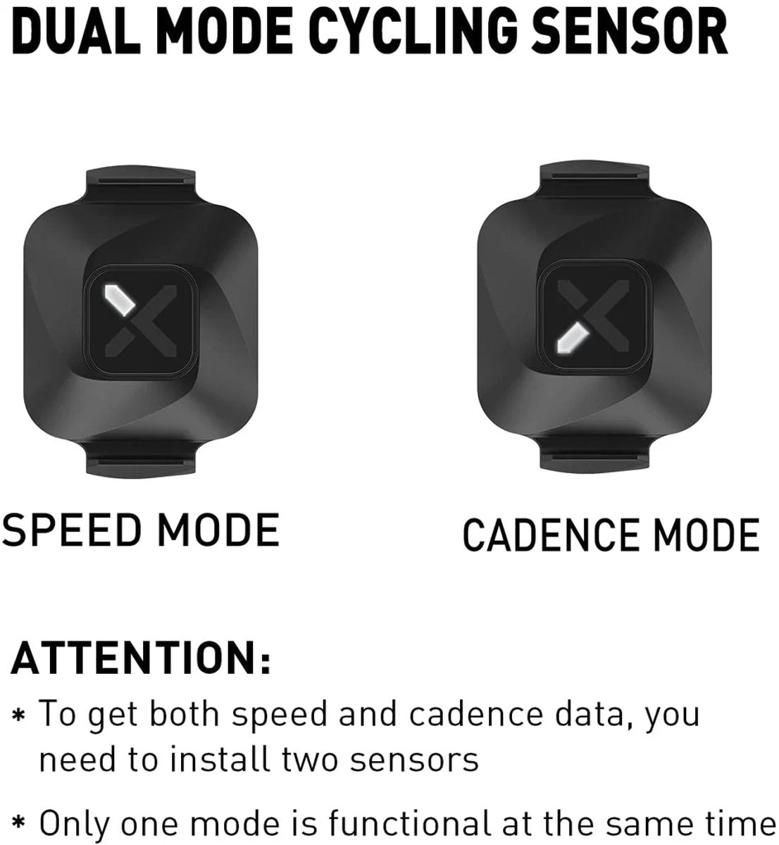 XOSS Vortex Snelheid- en Cadanssensor