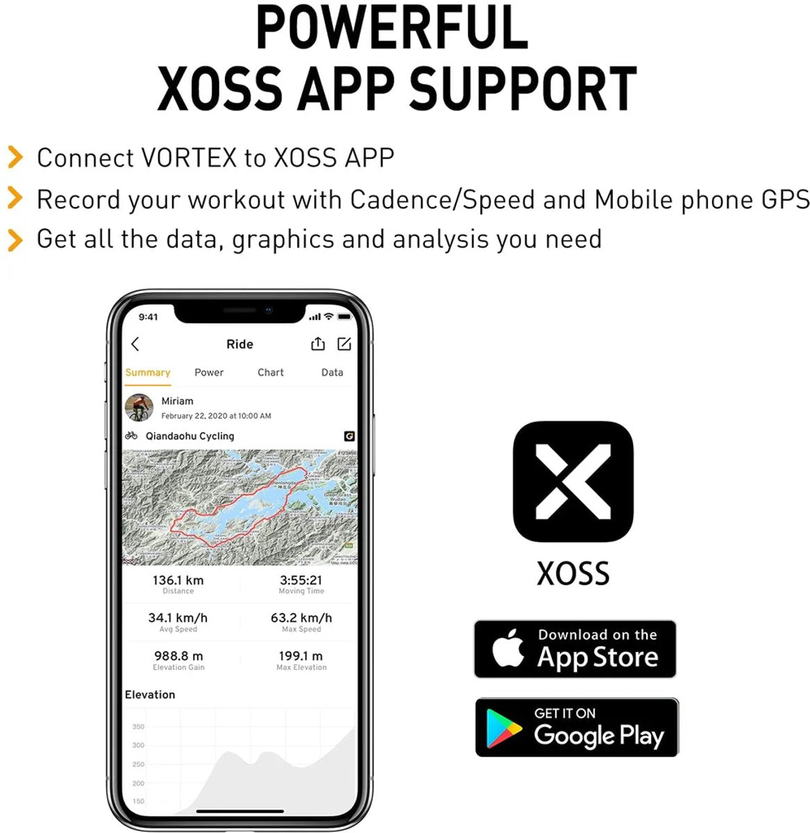 XOSS Vortex Snelheid- en Cadanssensor
