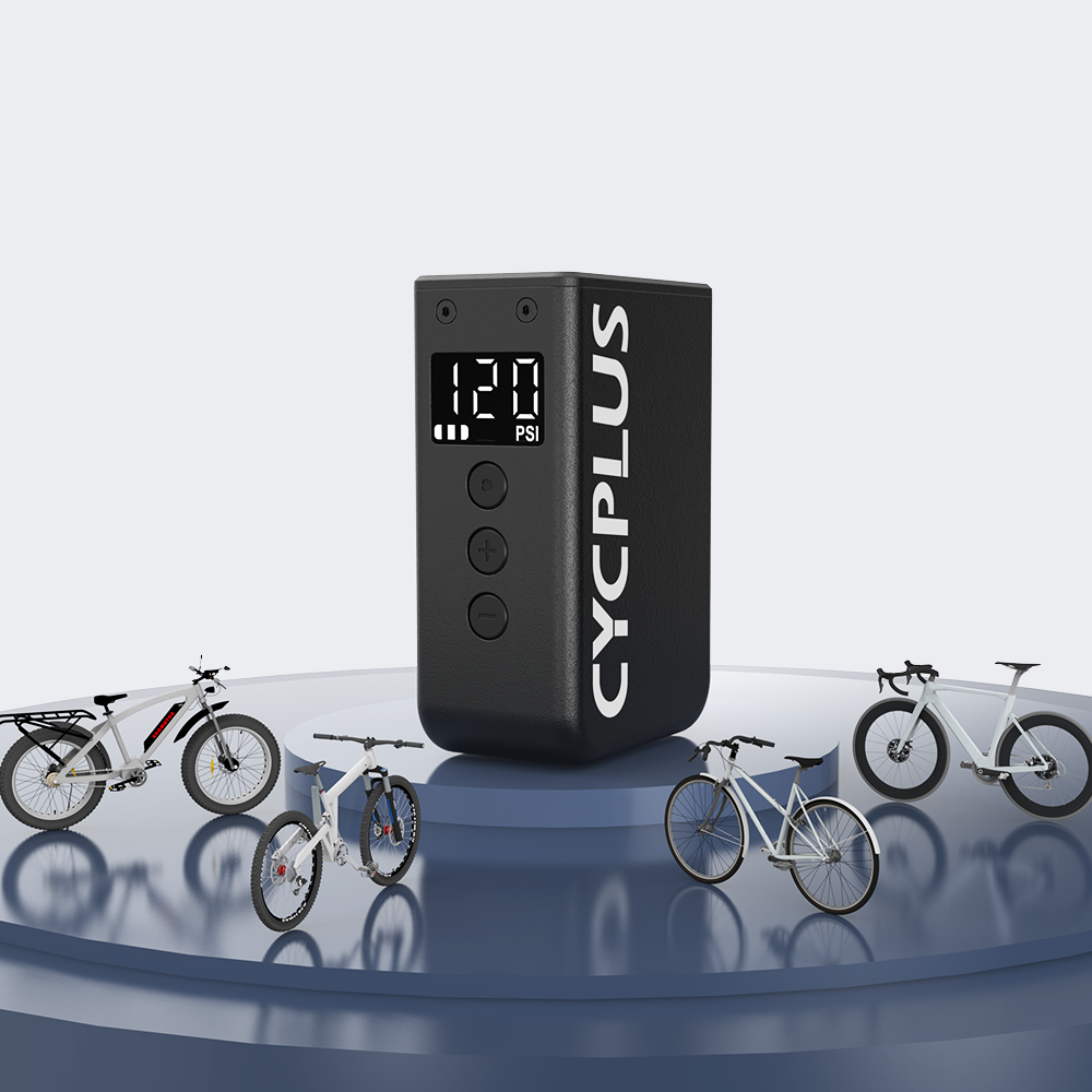 Cycplus AS2 Pro Max Mini Elektrische Fietspomp - 120 PSI met Groot Display 3