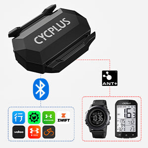 Cycplus C3 Snelheid- en Cadanssensor - Bluetooth & ANT+ 5