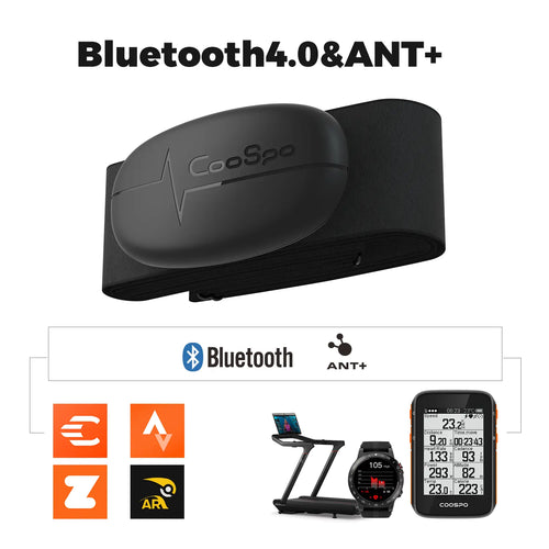 Coospo H6 Borstband Hartslagmeter Bluetooth & ANT+ 2