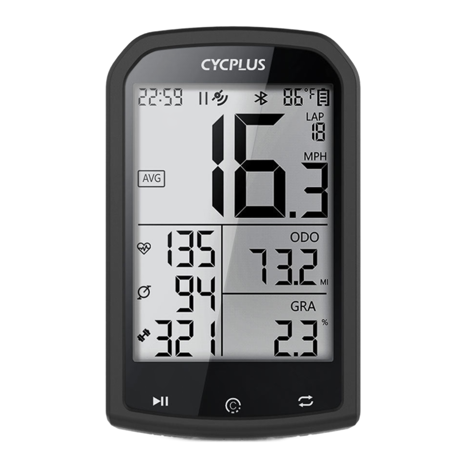 Cycplus M1 GPS Fietscomputer - ANT+ & Bluetooth