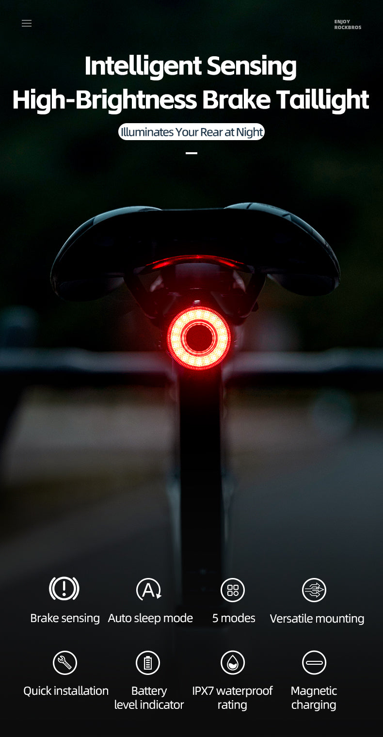 smart brake light rockbros